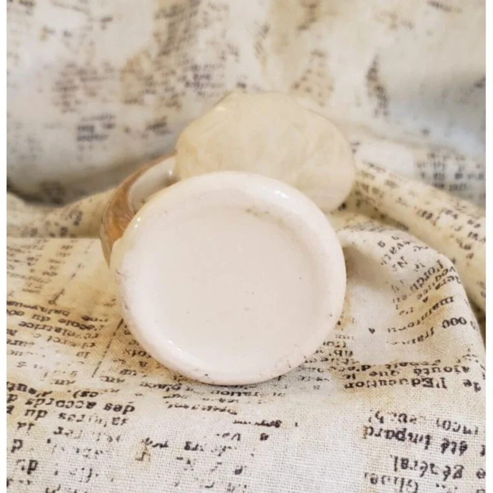 Elegant, Classic, Sophisticated  - Vintage Miniature White Pitcher w/ Gold Trim